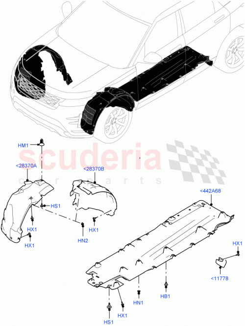 Part Diagram for Land Rover LR135170