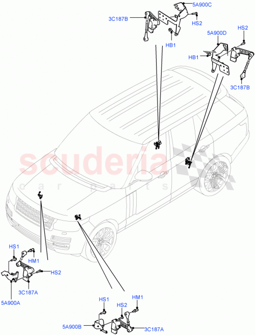 Part Diagram for Land Rover LR018508