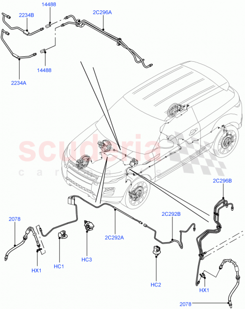 Part Diagram for Land Rover LR135811