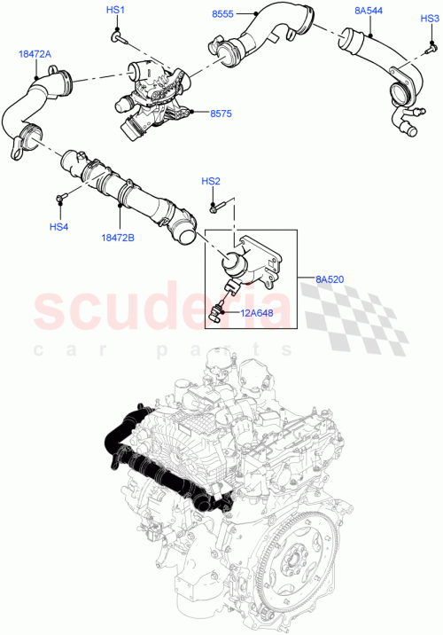 Part Diagram for Land Rover LR125562