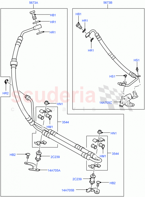 Part Diagram for Land Rover RYP500190