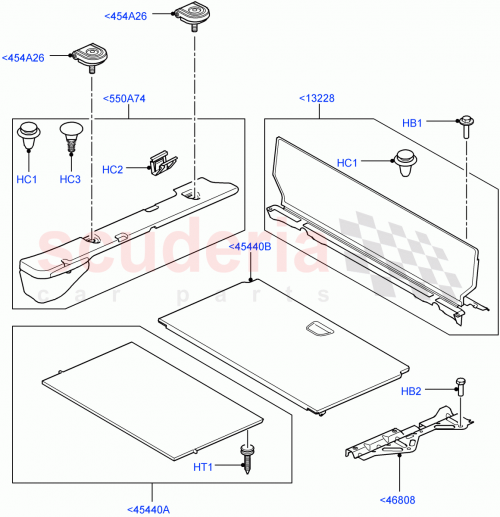 Part Diagram for Land Rover LR021310