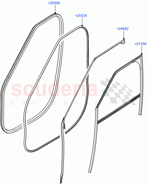 Part Diagram for Land Rover LR092589