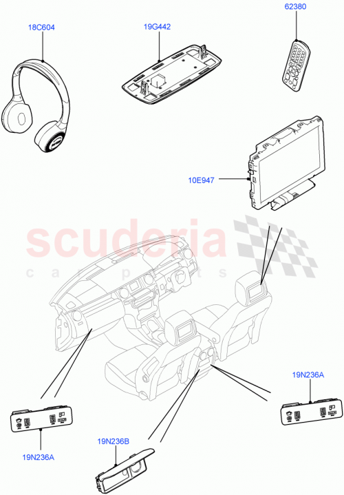 Part Diagram for Land Rover LR062813