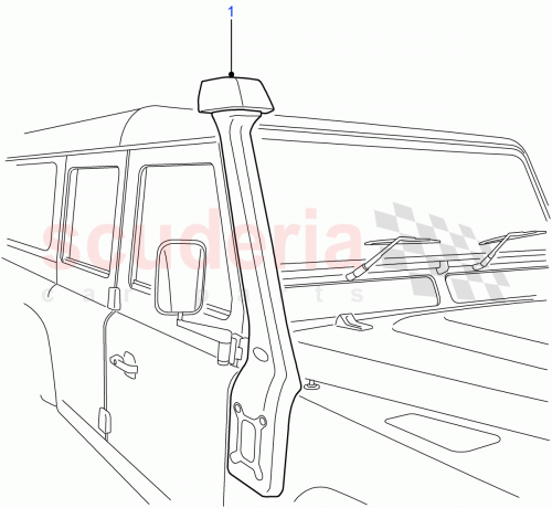 Part Diagram for Land Rover PHD500340