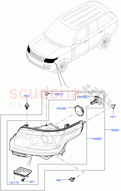 Part Diagram for Land Rover LR033966