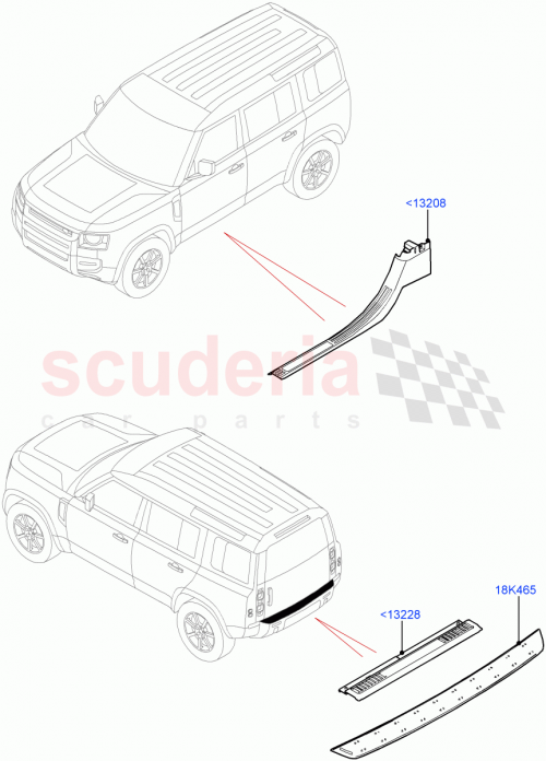 Part Diagram for Land Rover LR131475