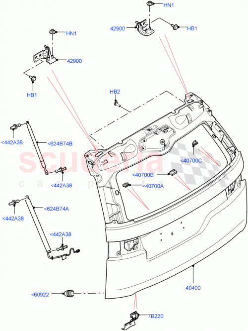 Part Diagram for Land Rover LR080287