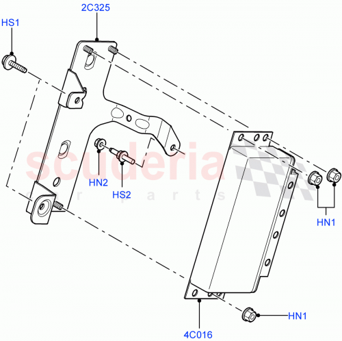 Part Diagram for Land Rover LR020123