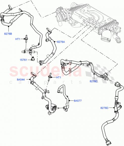 Part Diagram for Land Rover LR151924