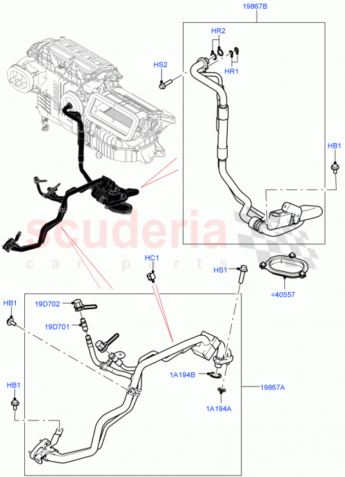 Part Diagram for Land Rover LR131160