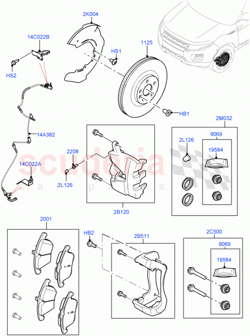 Part Diagram for Land Rover LR118811