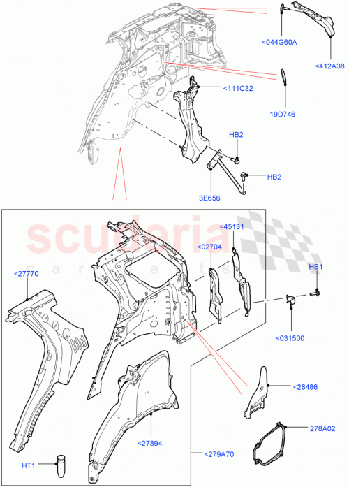 Part Diagram for Land Rover LR084655