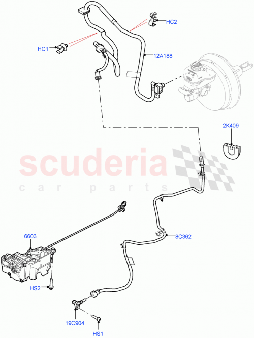 Part Diagram for Land Rover LR136622