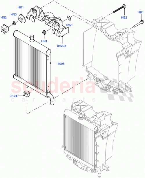 Part Diagram for Land Rover LR040736