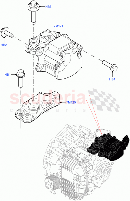 Part Diagram for Land Rover LR145277