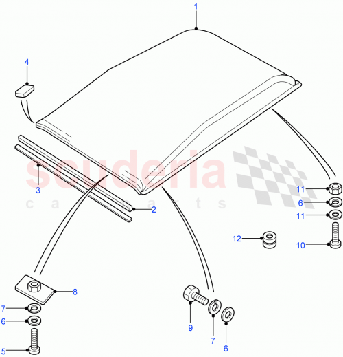 Part Diagram for Land Rover AKA500100LYQ