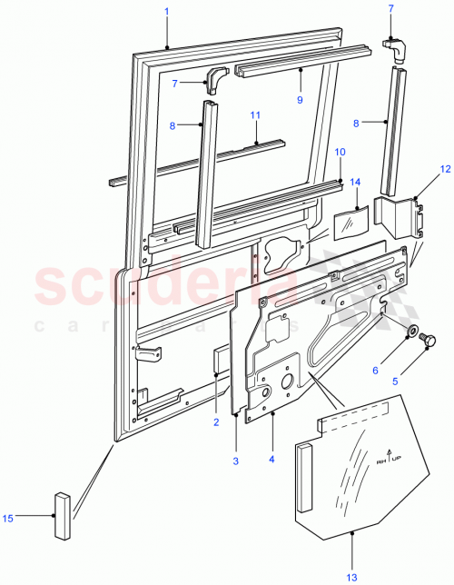 Part Diagram for Land Rover MTC8789
