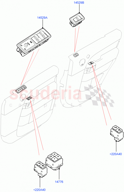 Part Diagram for Land Rover LR166300