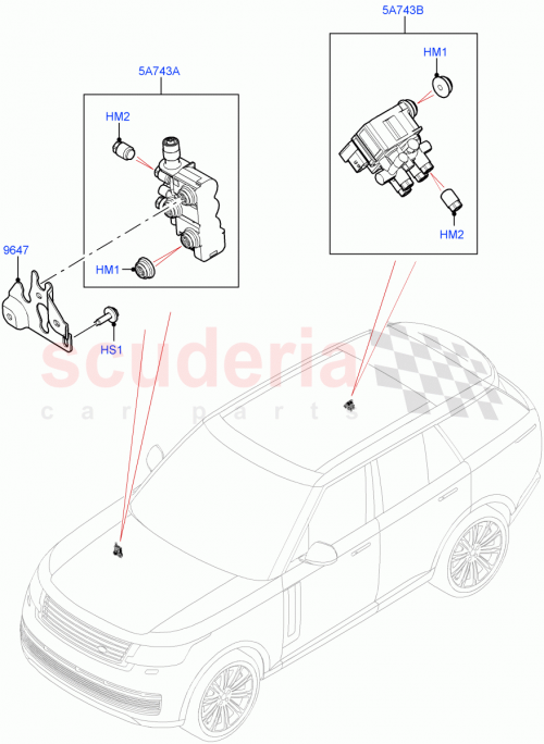 Part Diagram for Land Rover LR153323