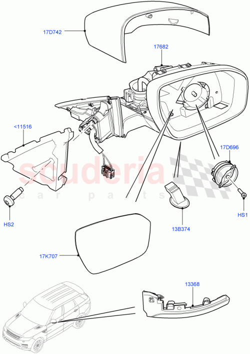 Part Diagram for Land Rover LR065399