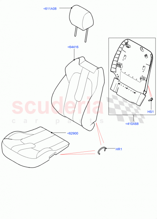 Part Diagram for Land Rover LR110581
