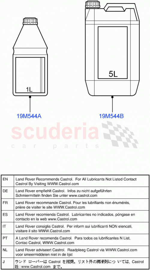 Part Diagram for Land Rover STC50527