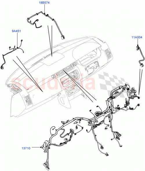 Part Diagram for Land Rover LR075589