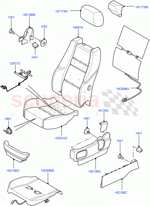Part Diagram for Land Rover LR016491