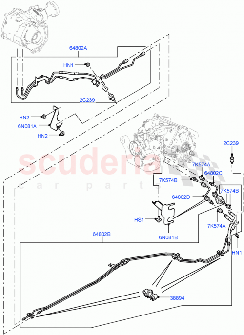 Part Diagram for Land Rover LR061936
