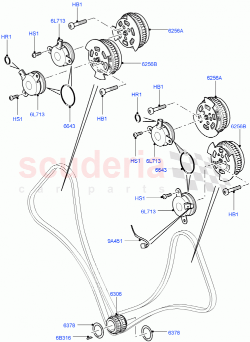 Part Diagram for Land Rover LR061550