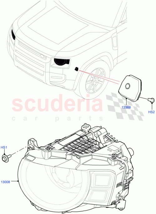Part Diagram for Land Rover LR129866