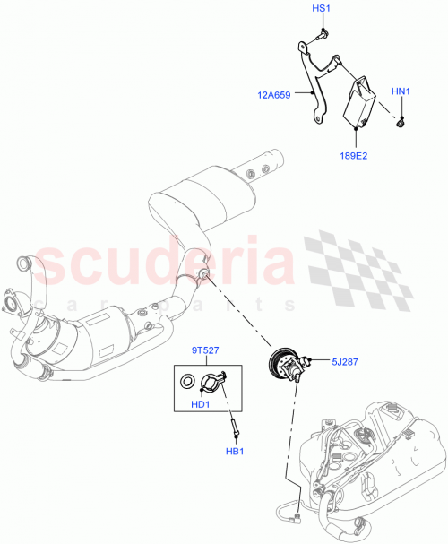Part Diagram for Land Rover LR062818