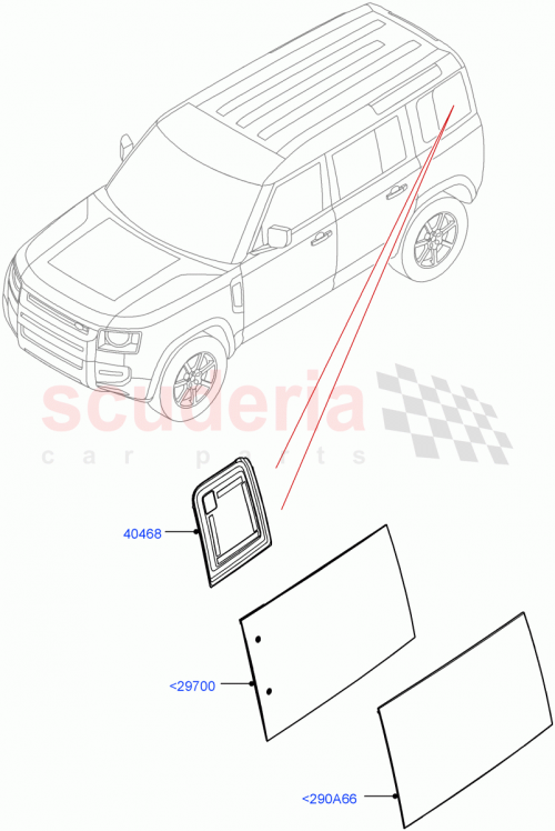 Part Diagram for Land Rover LR143041