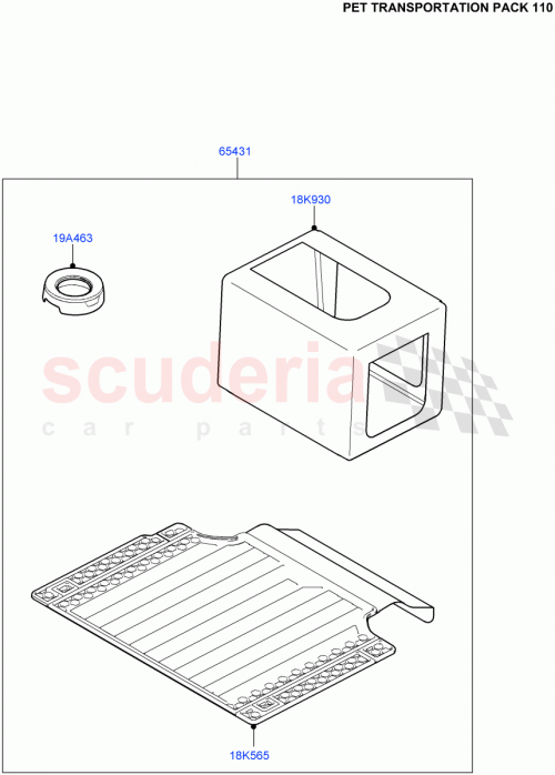 Part Diagram for Land Rover VPLE110PET01