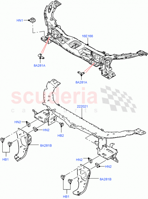 Part Diagram for Land Rover LR155024