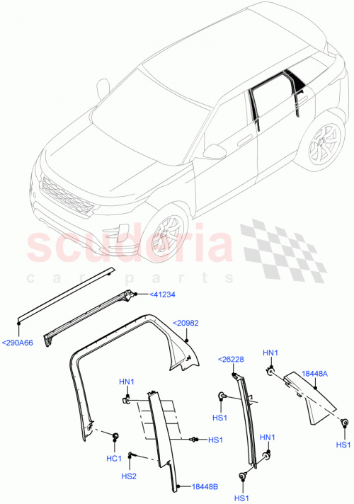 Part Diagram for Land Rover LR155830