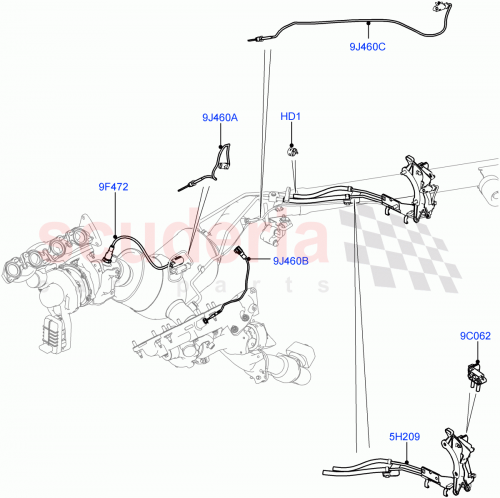 Part Diagram for Land Rover LR071020