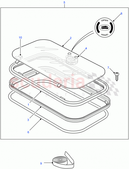 Part Diagram for Land Rover STC982