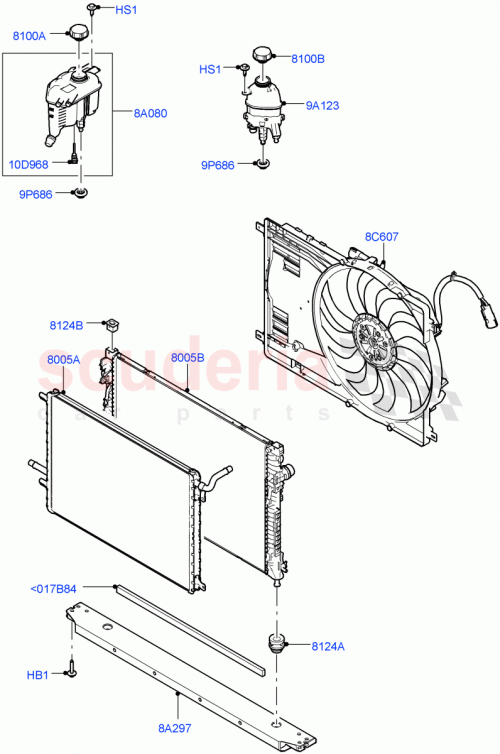 Part Diagram for Land Rover LR144580