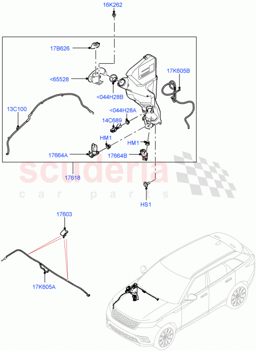 Part Diagram for Land Rover LR142904