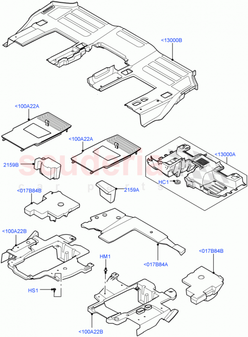 Part Diagram for Land Rover LR142120
