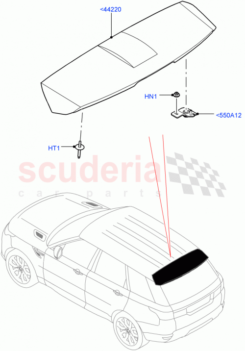 Part Diagram for Land Rover LR065518