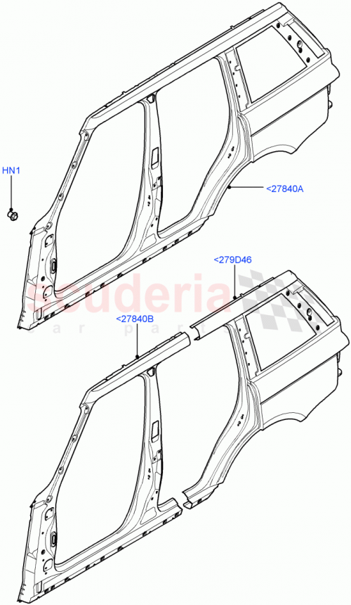 Part Diagram for Land Rover LR020914