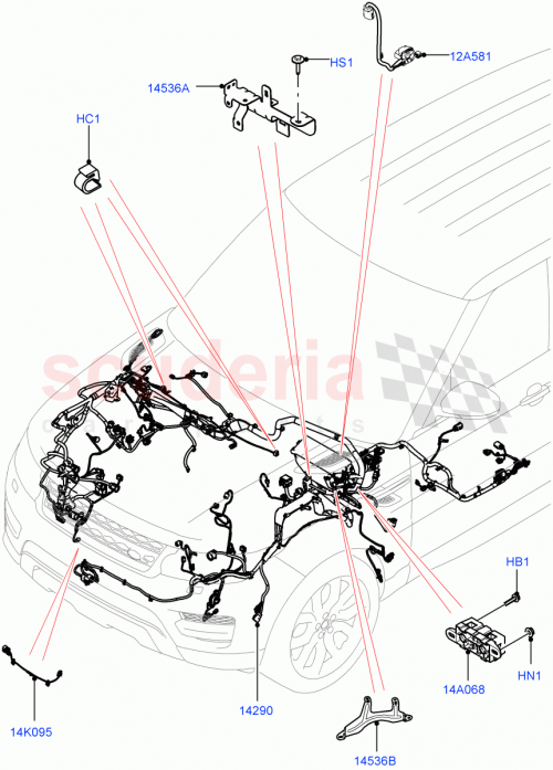 Part Diagram for Land Rover LR128503