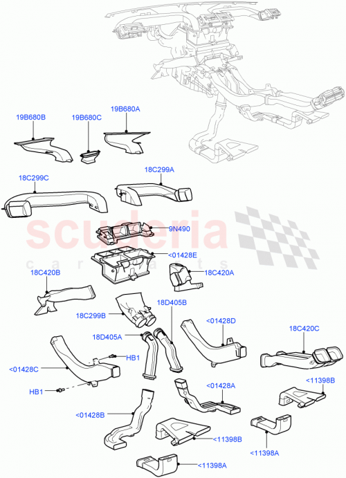 Part Diagram for Land Rover LR055453