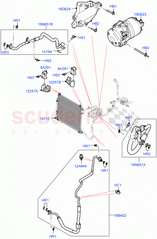 Part Diagram for Land Rover LR101278