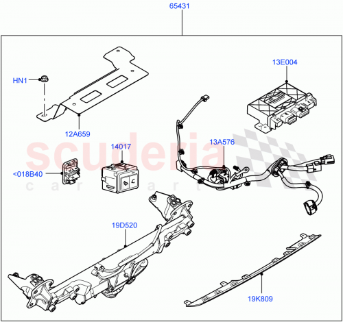 Part Diagram for Land Rover VPLE110EDT03PR