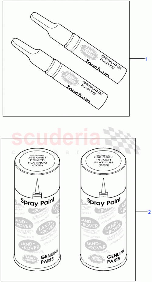Part Diagram for Land Rover LR005703