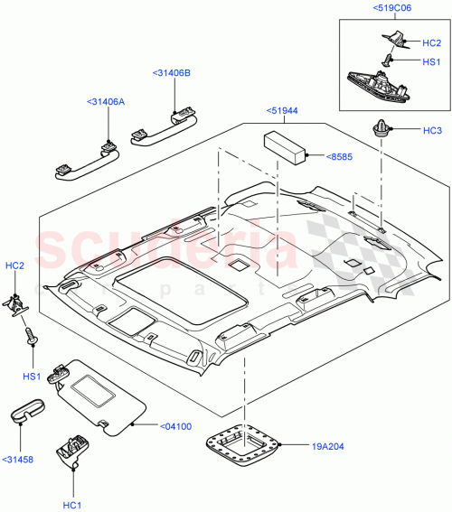 Part Diagram for Land Rover EDB501610NUG